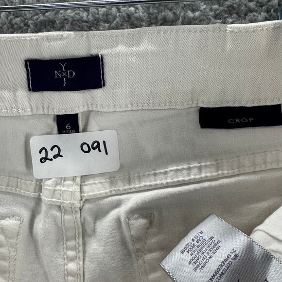 NYDJ Women's White Ankle Jeans Size 6 Life Tuck Technology Stretch Denim - Picture 14 of 14